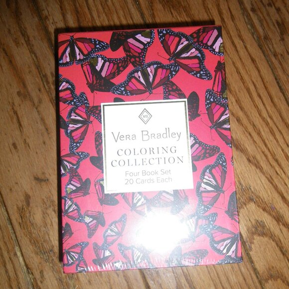 Other - Vera Bradley Coloring Collection Four Book Set - 20 Cards Each